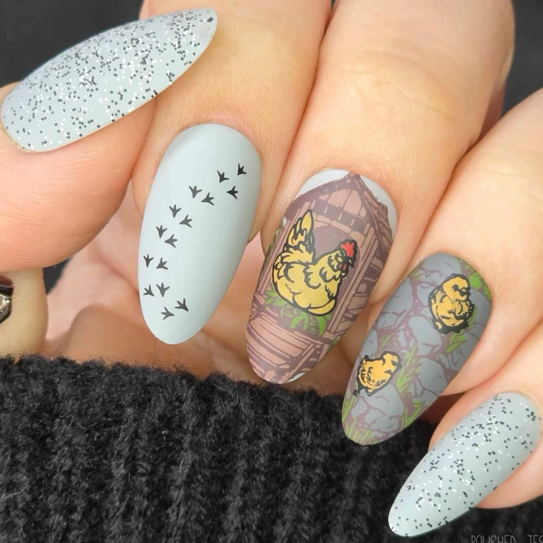 Hen House (M583) - Nail Stamping Plate