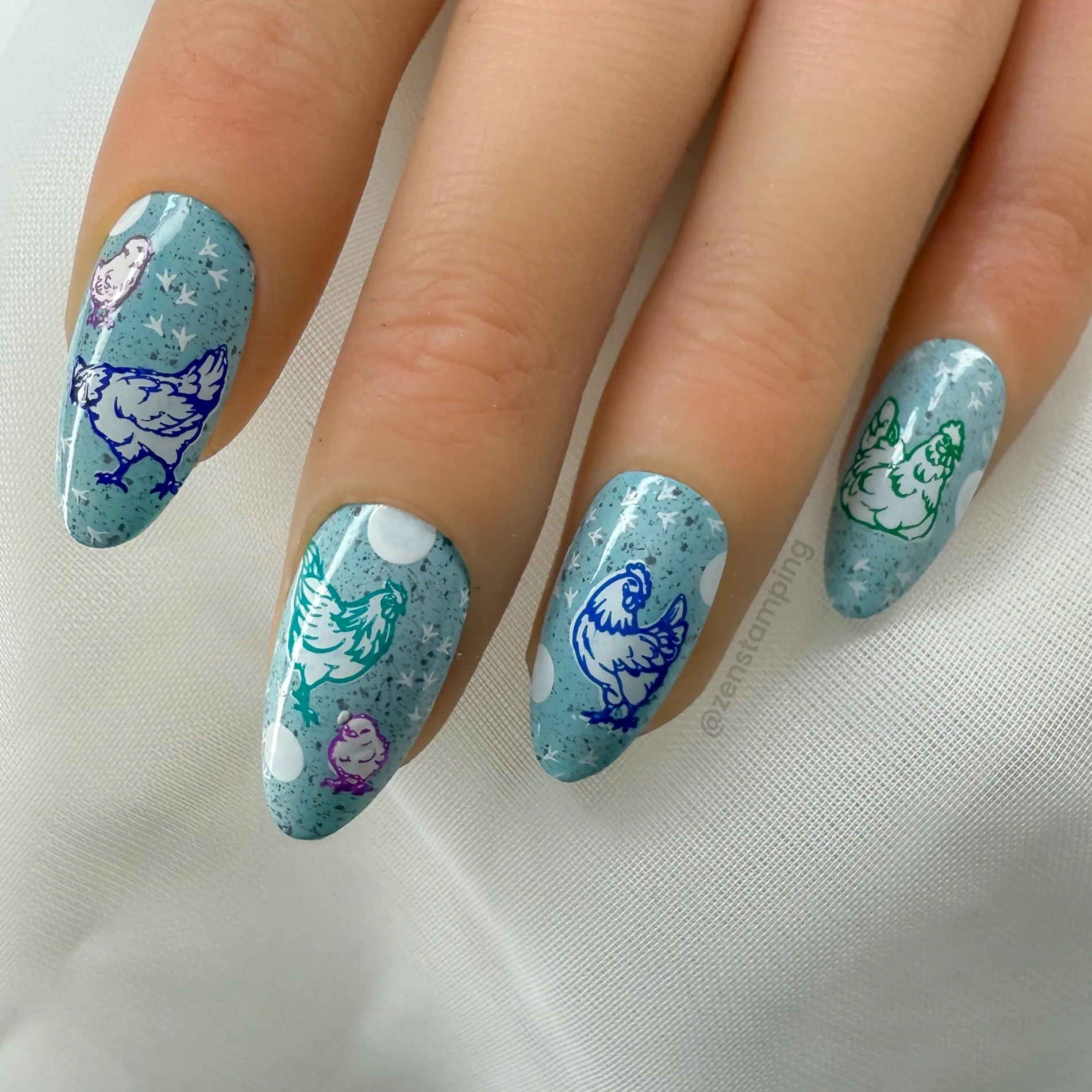 Hen House (M583) - Nail Stamping Plate