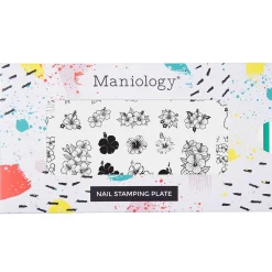 Hibiscus Haven (M611) - Nail Stamping Plate