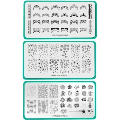 Holiday Cheer: Set of 3 Nail Stamping Plates
