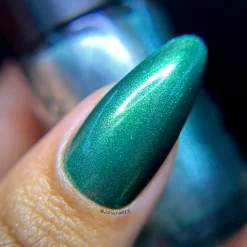 Holly Hell (B451) - Metallic Dark Green Stamping Polish
