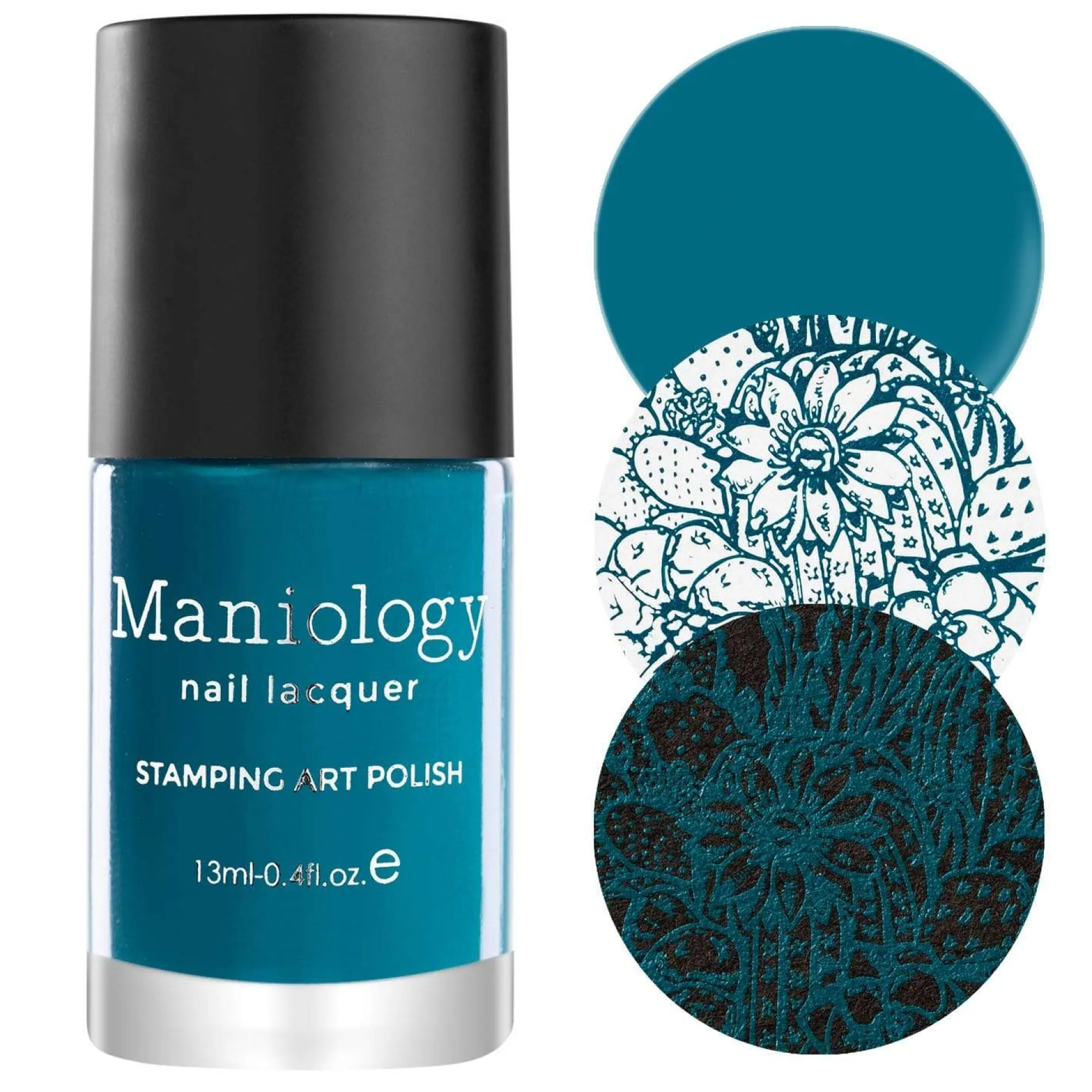 Honu (B391) - Teal Stamping Polish