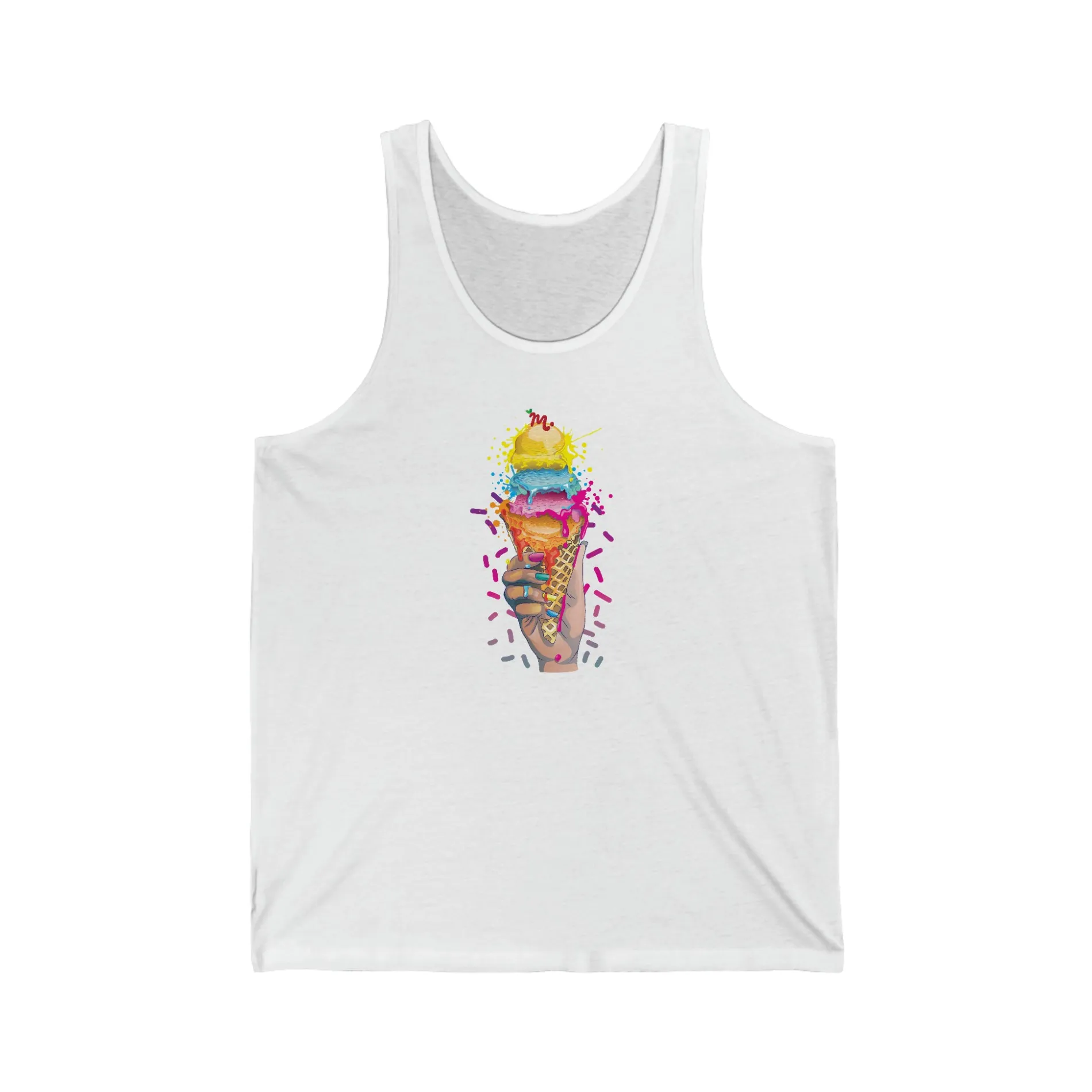 Ice Cream Nails - Jersey Tank Top