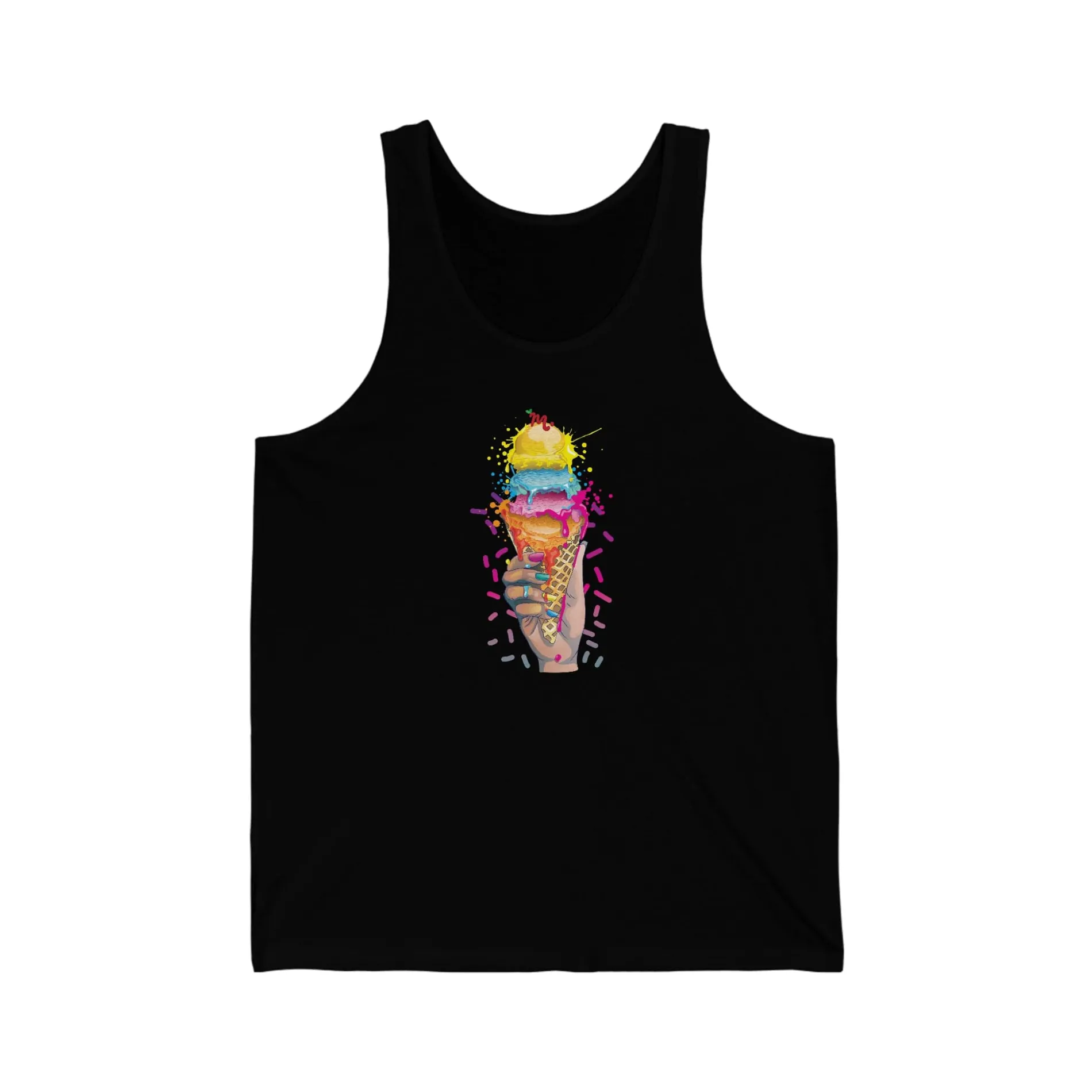 Ice Cream Nails - Jersey Tank Top