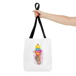 Ice Cream Nails Tote Bag