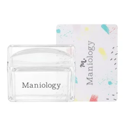 Ice Cube Clear Rectangular Stamper w/ Scraper Card