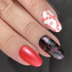 Ilima (B474) - Red Pearl Stamping Polish