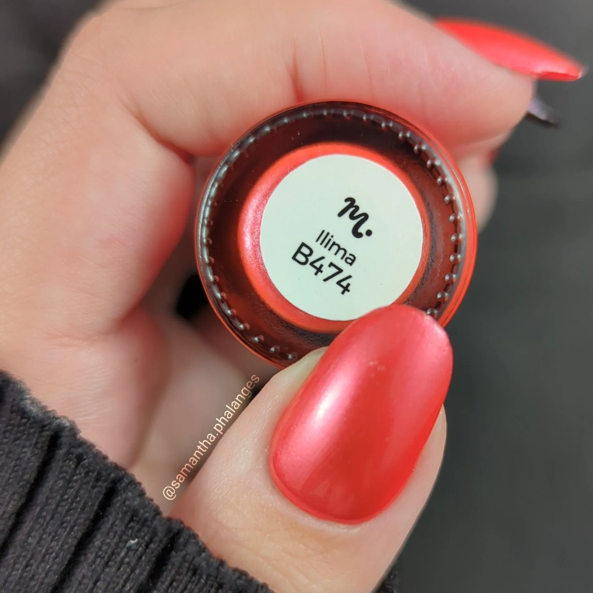 Ilima (B474) - Red Pearl Stamping Polish