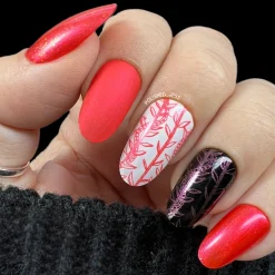 Ilima (B474) - Red Pearl Stamping Polish