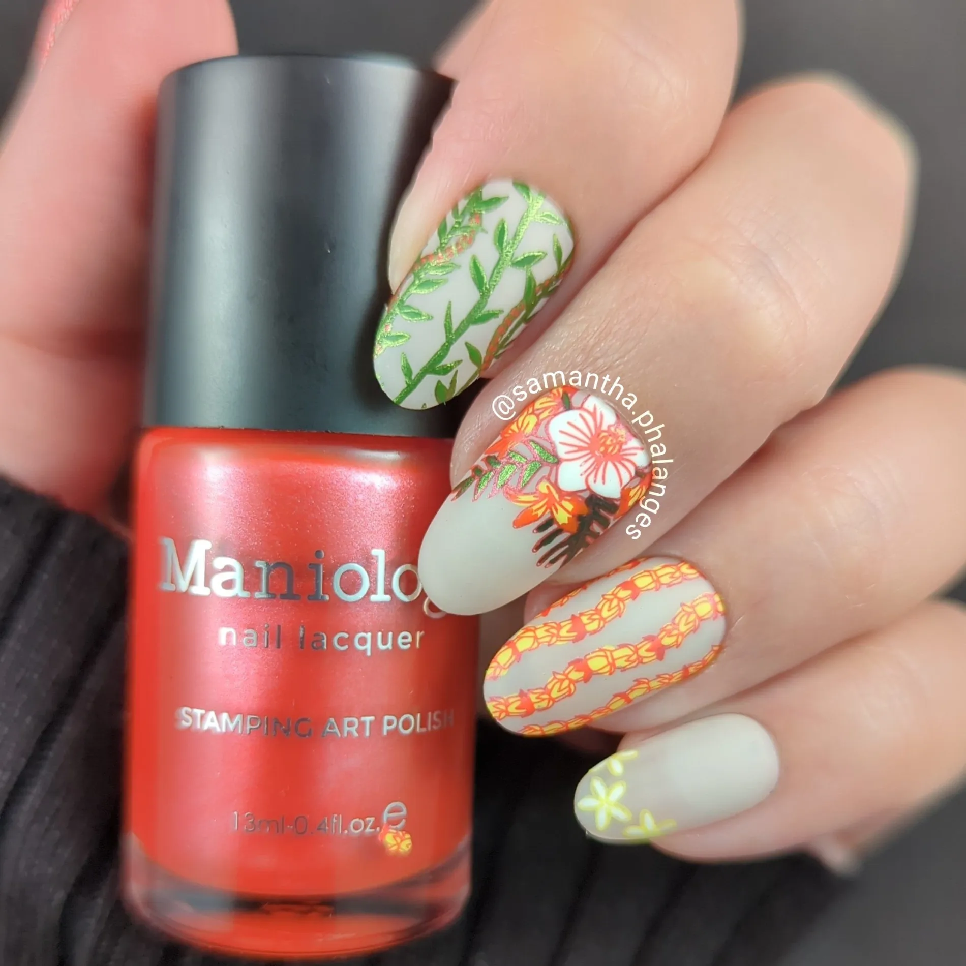 Ilima (B474) - Red Pearl Stamping Polish