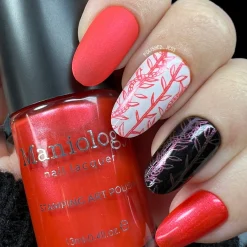 Ilima (B474) - Red Pearl Stamping Polish