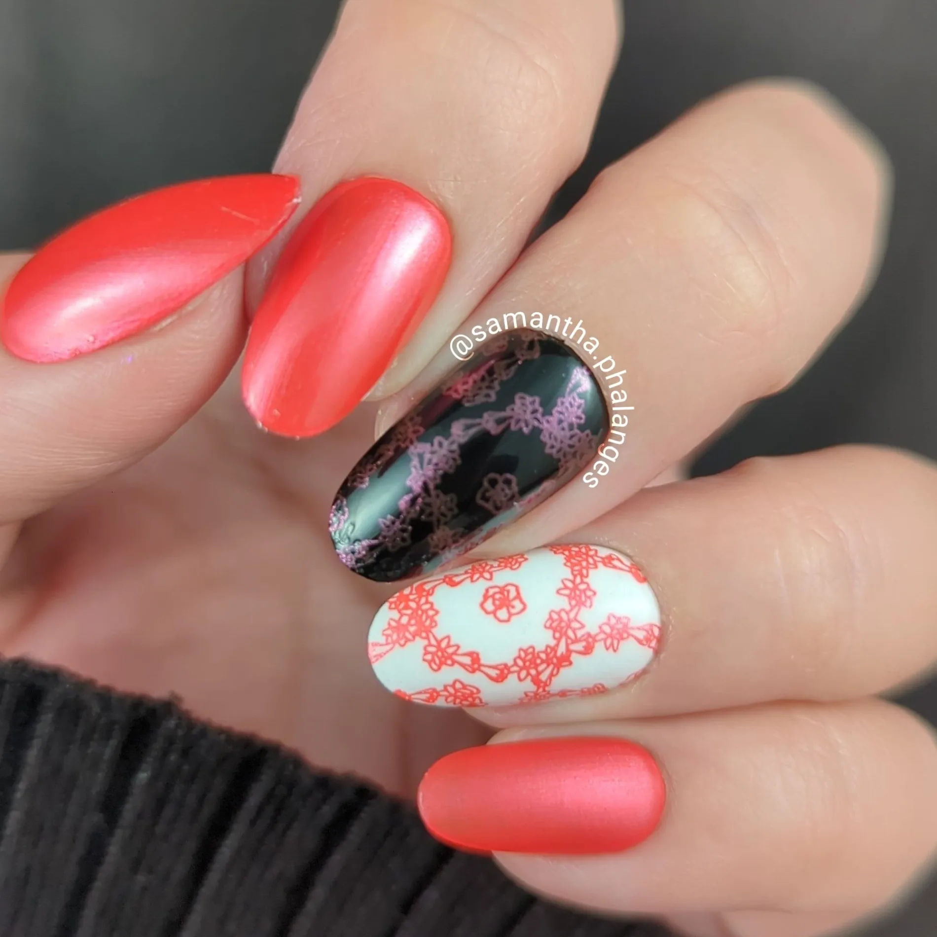 Ilima (B474) - Red Pearl Stamping Polish