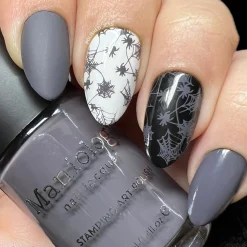 Illusionist: Smoke Show (B488) - Gray Cream Stamping Polish