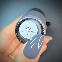 Illusionist: Smoke Show (B488) - Gray Cream Stamping Polish
