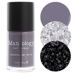 Illusionist: Smoke Show (B488) - Gray Cream Stamping Polish