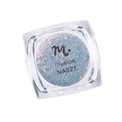 Illusion (NA027) - Transparent Orange Iridescent Flakies