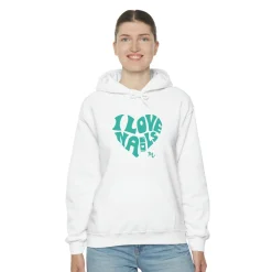 I Love Nails - Heavy Blend Hoodie Sweatshirt