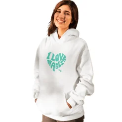 I Love Nails - Heavy Blend Hoodie Sweatshirt