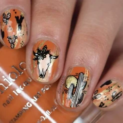 Indio (B332) - Burnt Orange Stamping Polish