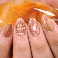 Indio (B332) - Burnt Orange Stamping Polish