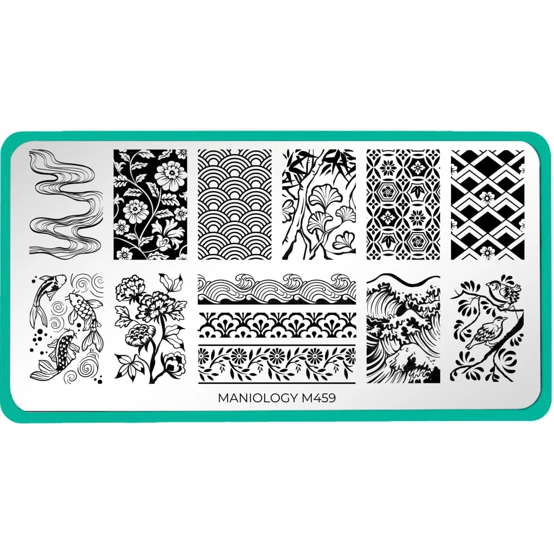 Japanese Ceramics (M459) - Nail Stamping Plate
