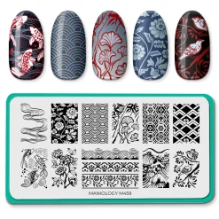 Japanese Ceramics (M459) - Nail Stamping Plate
