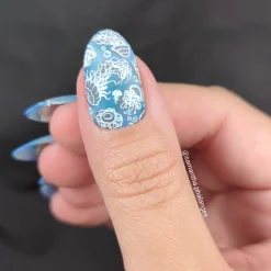 Jellyfish Bloom (M486) - Nail Stamping Plate