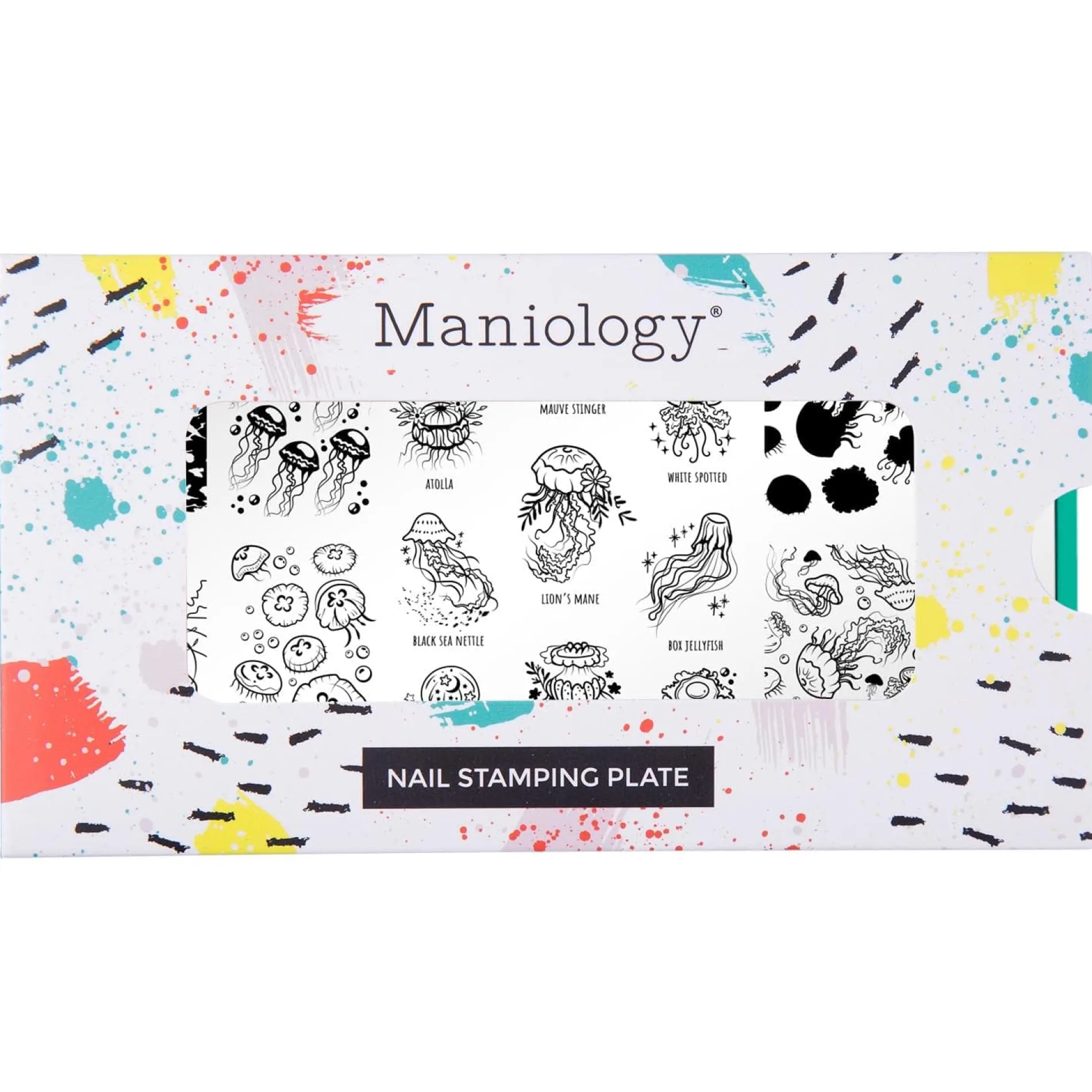 Jellyfish Bloom (M486) - Nail Stamping Plate