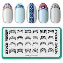 Kaleidoscope French (M461) - Nail Stamping Plate