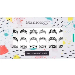 Kaleidoscope French (M461) - Nail Stamping Plate