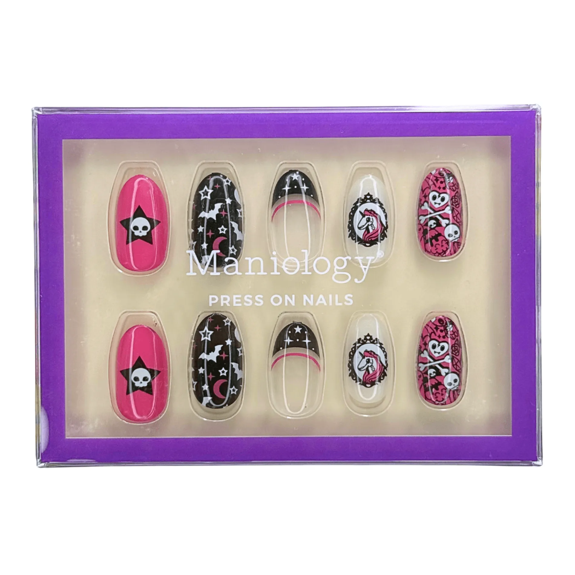 Kawaii Creepies Press On Nails - Short Round
