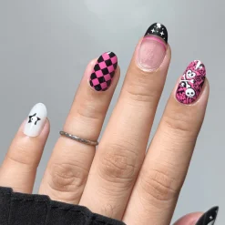 Kawaii Creepies Press On Nails - Short Round