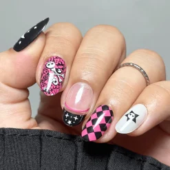 Kawaii Creepies Press On Nails - Short Round