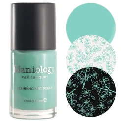 Kitschmas: Frosty Cheer (B534) - Blue Creme Stamping Polish
