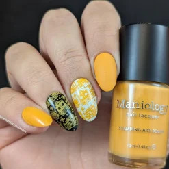 Kitschmas: Yuletide Yellow (B533) - Yellow Cream Stamping Polish