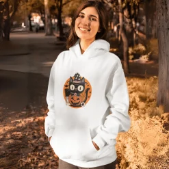 Kitty Halloween - Heavy Blend Hoodie Sweatshirt