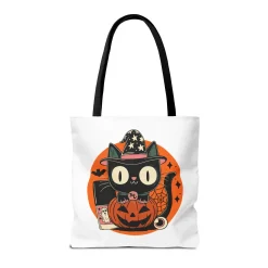 Kitty Halloween Tote Bag
