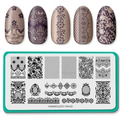 Lacey Details (M443) - Nail Stamping Plate