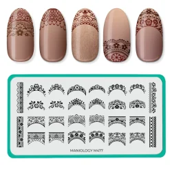 Lacey French (M477) - Nail Stamping Plate
