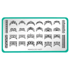 Lacey French (M477) - Nail Stamping Plate