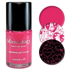 Last Kiss (B575) - Hot Pink Creme Stamping Polish