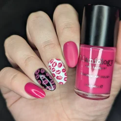 Last Kiss (B575) - Hot Pink Creme Stamping Polish