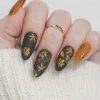 Leafy Outlines (MS-113) - Nail Art Sticker