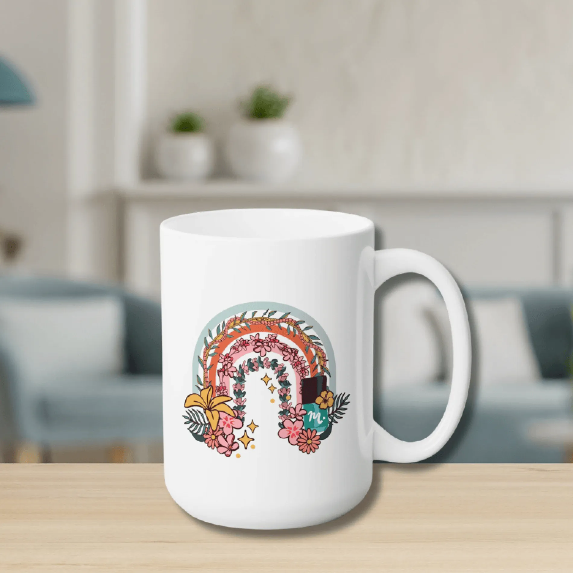 Lei of Aloha Ceramic Coffee Mug 15oz