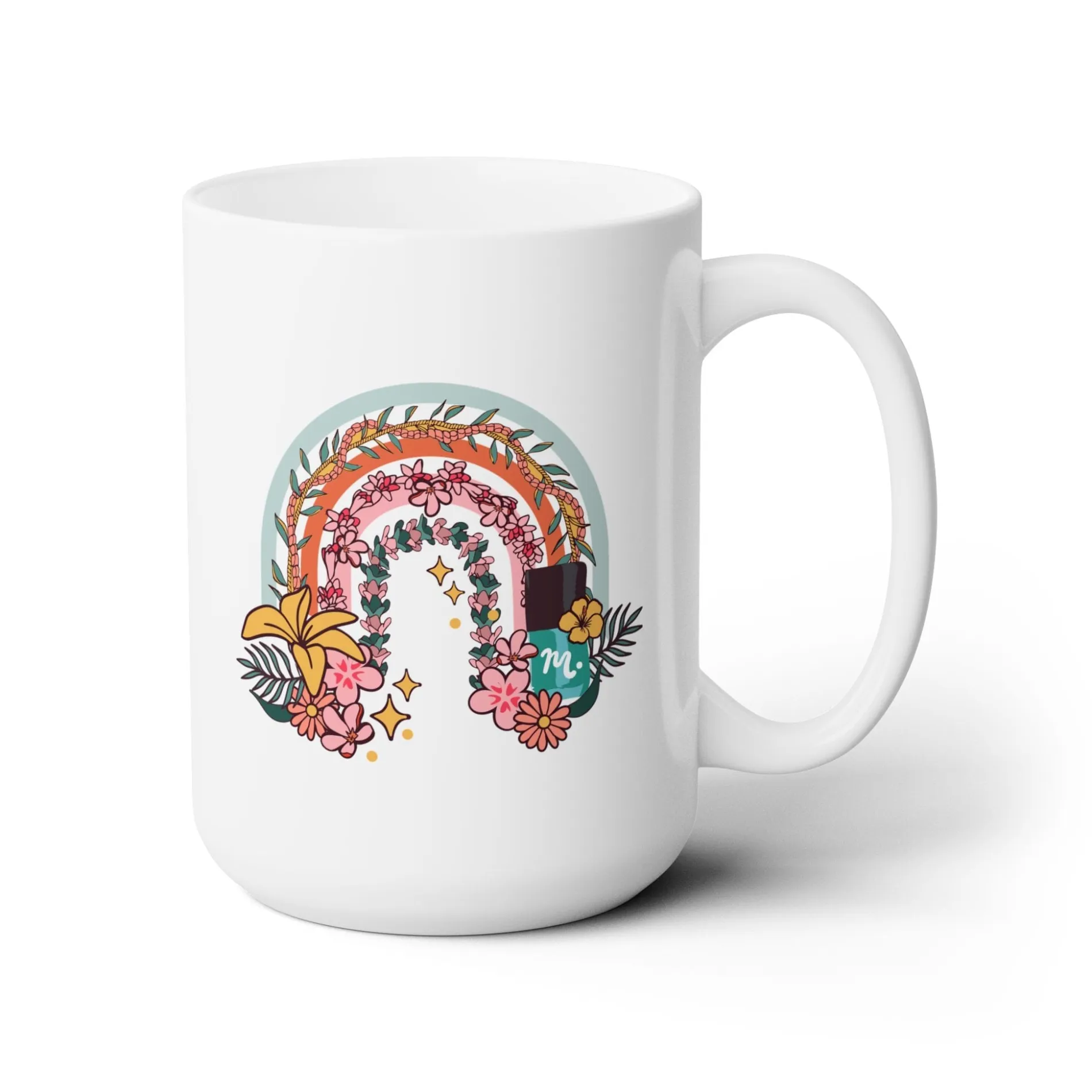 Lei of Aloha Ceramic Coffee Mug 15oz