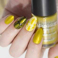 Lemon Zest (B550) - Metallic Yellow Stamping Polish
