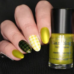 Lemon Zest (B550) - Metallic Yellow Stamping Polish