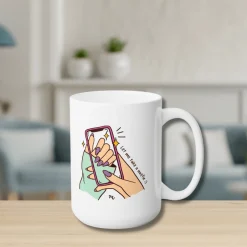 Let Me Take a Nailfie Ceramic Coffee Mug 15oz