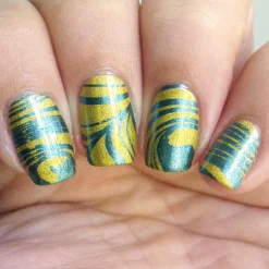 Liquid Sunshine (B335) - Bright Yellow Holographic Stamping Polish
