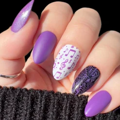 Littlefoot (B281) - Purple Stamping Polish